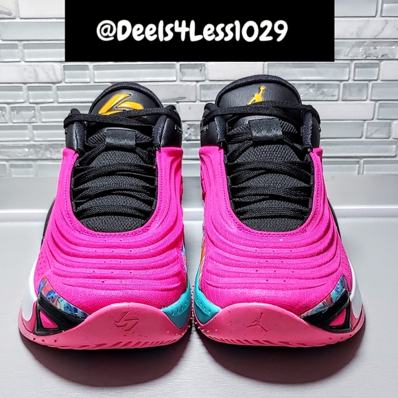 Jordan Luka 3 Imaginarium Kids Size 7Y/Womens 8.5 Pink Gold Hyper Jade Black - Picture 2 of 7